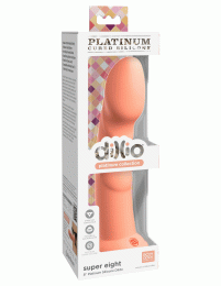 Dillio Platinum - Super Eight 8 Inch Dildo - Peach