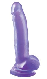 Basix Rubber Works 9 Inch Suction Cup Thicky -  Purple