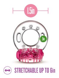 Play With Me - Arouser Vibrating C-Ring - Pink