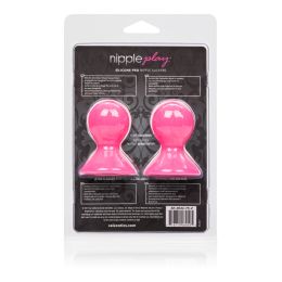 Nipple Play Silicone Pro Nipple Suckers - Pink