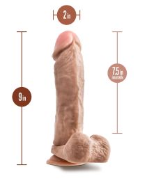 Dr. Skin - Mr. Magic - 9 Inch Dildo With Balls -  Beige