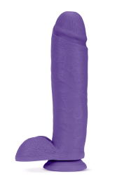 Au Naturel - Bold - Huge - 10 Inch Dildo - Purple