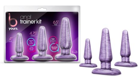B Yours - Anal Trainer Kit - Purple Swirl