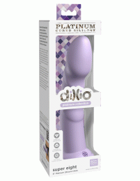 Dillio Platinum - Super Eight 8 Inch Dildo - Purple