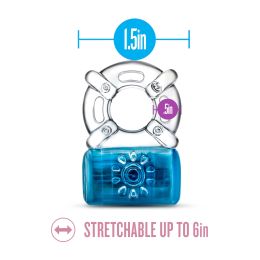 Play With Me - One Night Stand Vibrating C-Ring -  Blue