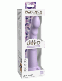 Dillio Platinum - Slim Seven 7 Inch Dildo - Purple