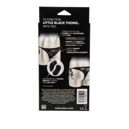 Remote Control 10-Function Little Black Panty - Thong