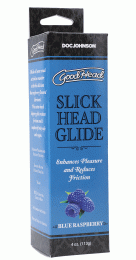 Goodhead - Slick Head Glide - Blue Raspberry -  4 Oz.