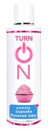 Turn on Yummy Cupcake Flavored Lube - 6 Fl. Oz.